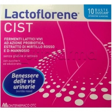 Lactoflorene Cist Integratore Alimentare per Vie Urinarie 10 Bustine Lactoflorene Cist Integratore Alimentare per Vie Urinarie 10 Bustine