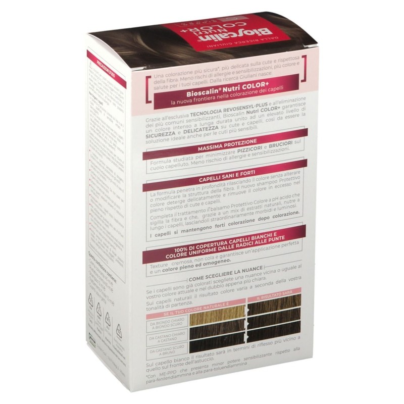 Foto esplicativa di Bioscalin Nutricolor+ Tinta per Capelli Delicata 6 Biondo Scuro Foto esplicativa di Bioscalin Nutricolor+ Tinta per Capelli Delicata 6 Biondo Scuro