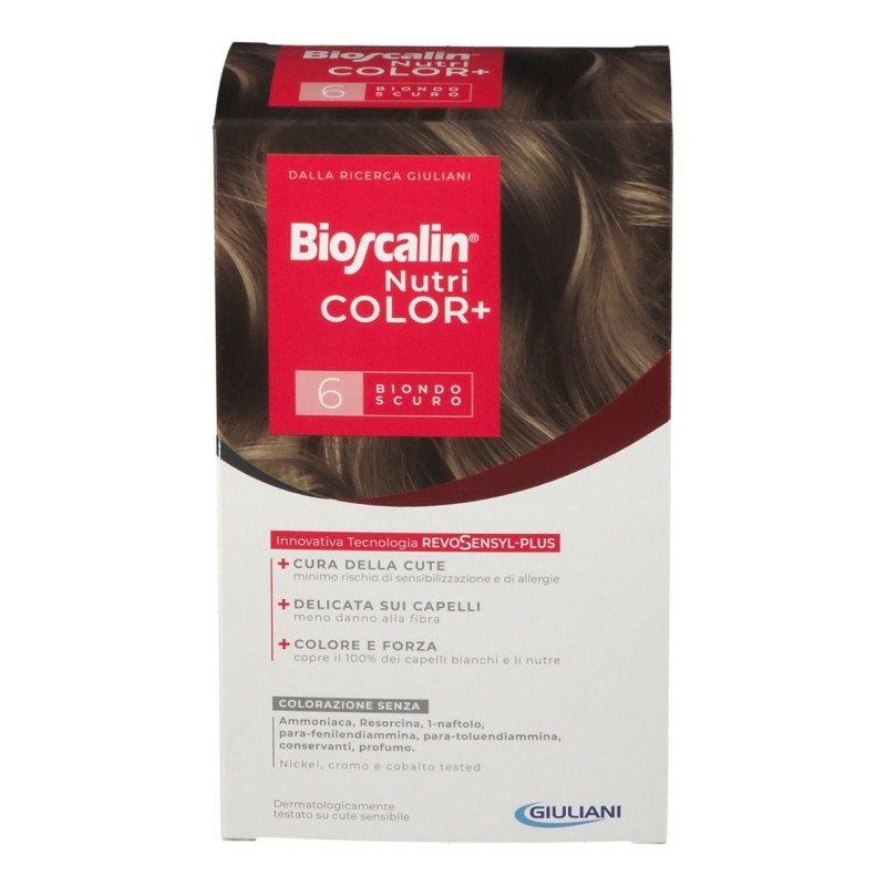 Visualizzazione chiara di Bioscalin Nutricolor+ Tinta per Capelli Delicata 6 Biondo Scuro Visualizzazione chiara di Bioscalin Nutricolor+ Tinta per Capelli Delicata 6 Biondo Scuro