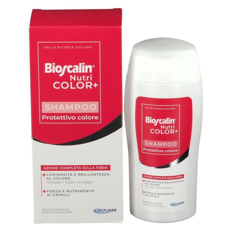 Pack ufficiale del prodotto Bioscalin Nutri Color+ Shampoo Protettivo 200ml Pack ufficiale del prodotto Bioscalin Nutri Color+ Shampoo Protettivo 200ml