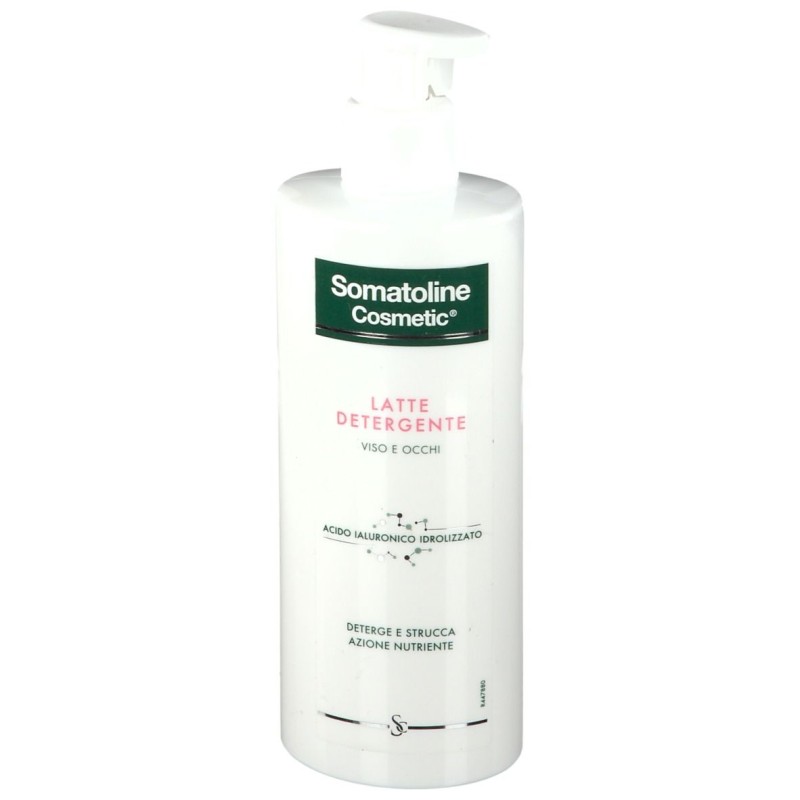 Primo piano di Somatoline Detergenza Latte Detergente Viso e Occhi 400ml Primo piano di Somatoline Detergenza Latte Detergente Viso e Occhi 400ml
