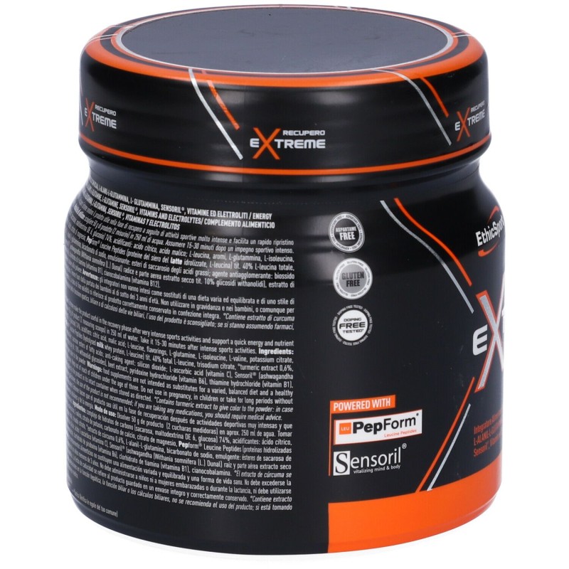 Packaging del prodotto Ethicsport Recupero Extreme 400 G Packaging del prodotto Ethicsport Recupero Extreme 400 G