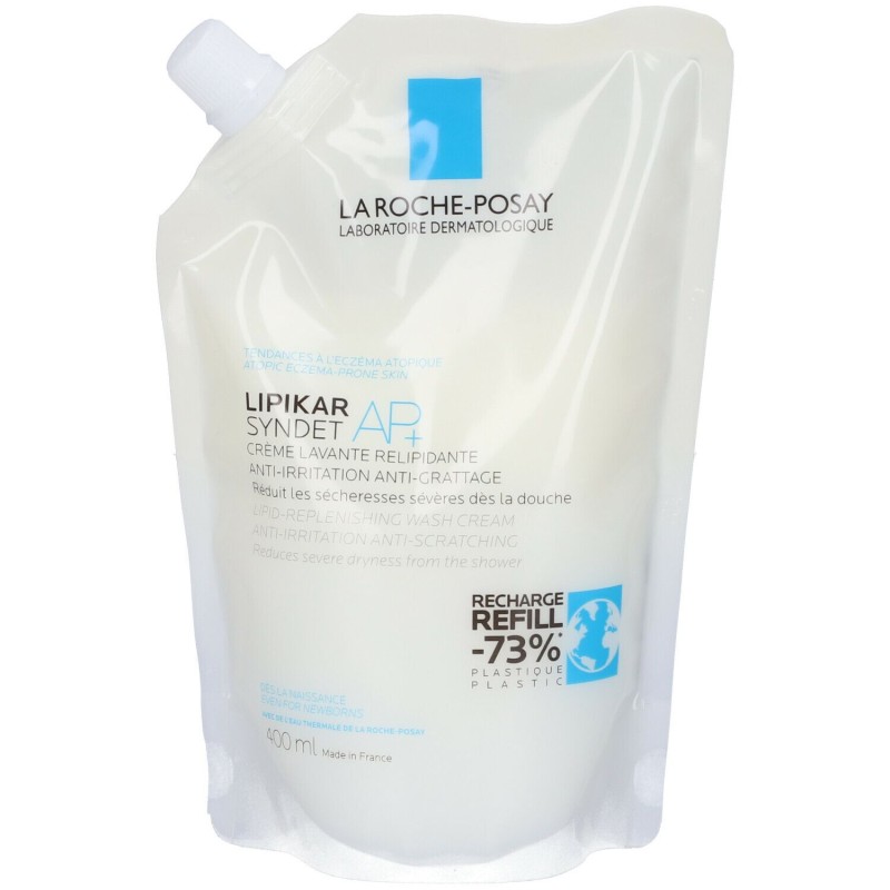 Aspetto del prodotto La Roche Posay Lipikar Syndet AP+ Crema Detergente Refill Ricarica 400ml Aspetto del prodotto La Roche Posay Lipikar Syndet AP+ Crema Detergente Refill Ricarica 400ml