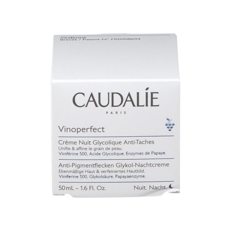 Foto esplicativa di Caudalie Vinoperfect Crema Notte Acido Glicolico 50ml