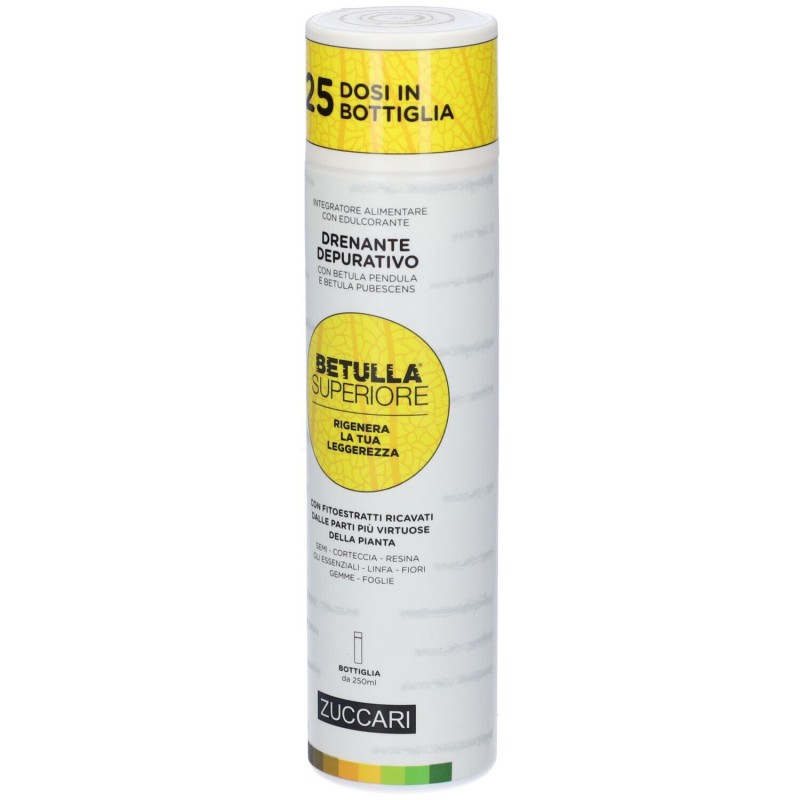 Foto ravvicinata di Zuccari Betulla Superiore Integratore per Vie Urinarie 250ml Foto ravvicinata di Zuccari Betulla Superiore Integratore per Vie Urinarie 250ml