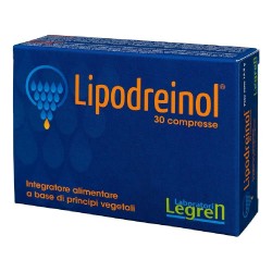 Confezione commerciale diLipodreinol Integratore per Controllo del Peso 30 Compresse Confezione commerciale diLipodreinol Integratore per Controllo del Peso 30 Compresse