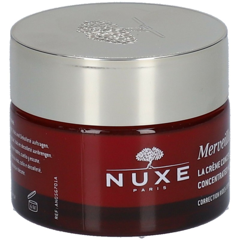 Packaging integro del prodotto Nuxe Merveillance Lift Creme Concentrée Crema Antirughe Notte 50ml