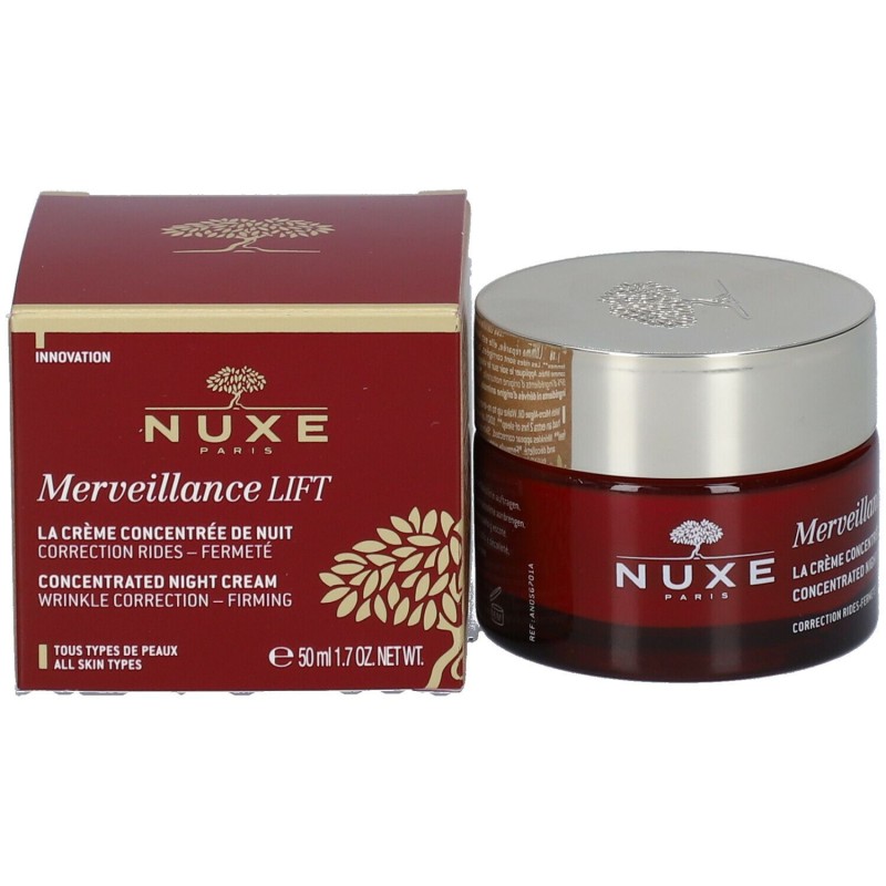 Foto ravvicinata di Nuxe Merveillance Lift Creme Concentrée Crema Antirughe Notte 50ml