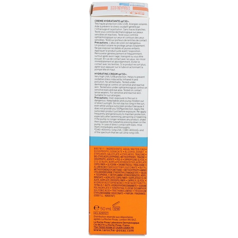 Visualizzazione chiara di La Roche Posay Anthelios UVmune 400 Crema Solare Viso SPF50+ 50ml Visualizzazione chiara di La Roche Posay Anthelios UVmune 400 Crema Solare Viso SPF50+ 50ml