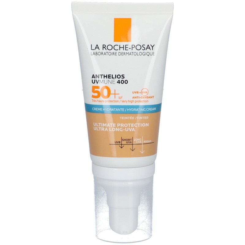 Vista del prodotto La Roche Posay Anthelios UVMune 400 Crema Solare Idratante SPF50+ 50ml Vista del prodotto La Roche Posay Anthelios UVMune 400 Crema Solare Idratante SPF50+ 50ml
