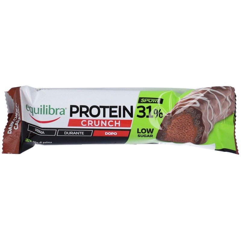Foto esplicativa di Equilibra Protein 31% Low Sugar Crunch Barretta Proteica Gusto Dark Choco Caramel 35g 1 Pezzo Foto esplicativa di Equilibra Protein 31% Low Sugar Crunch Barretta Proteica Gusto Dark Choco Caramel 35g 1 Pezzo