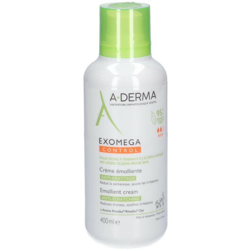 Visualizzazione chiara di A-Derma Exomega Control Crema Emolliente 400ml Visualizzazione chiara di A-Derma Exomega Control Crema Emolliente 400ml