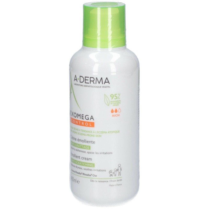 Scatola originale del prodotto A-Derma Exomega Control Crema Emolliente 400ml Scatola originale del prodotto A-Derma Exomega Control Crema Emolliente 400ml