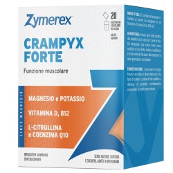 confezione Zymerex Crampyx Forte Integratore per Crampi Muscolari Gusto Agrumi 20 Bustine confezione Zymerex Crampyx Forte Integratore per Crampi Muscolari Gusto Agrumi 20 Bustine