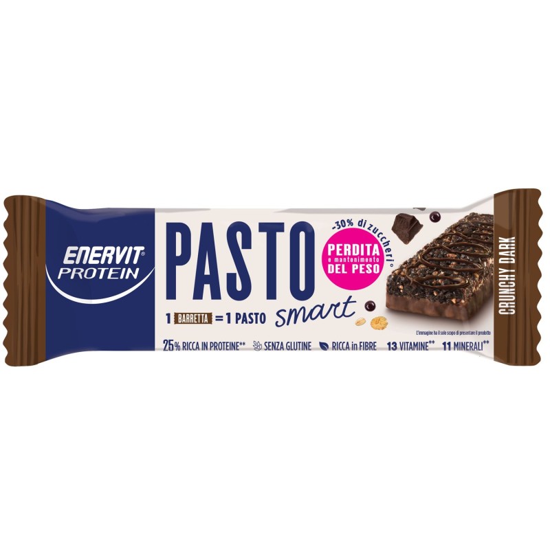 Visualizzazione chiara di Enervit Protein Pasto Sostitutivo Gusto Crunchy Dark 55gr Visualizzazione chiara di Enervit Protein Pasto Sostitutivo Gusto Crunchy Dark 55gr