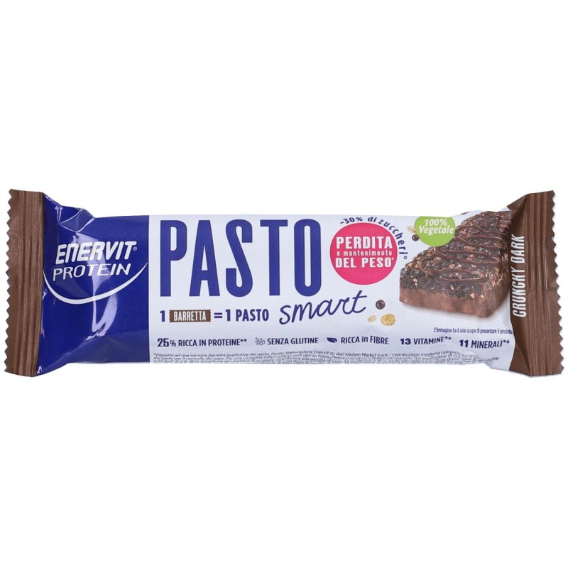 Scatola originale del prodotto Enervit Protein Pasto Sostitutivo Gusto Crunchy Dark 55gr Scatola originale del prodotto Enervit Protein Pasto Sostitutivo Gusto Crunchy Dark 55gr