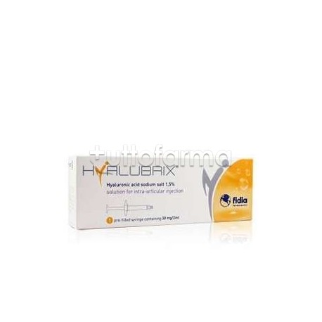 Hyalubrix Iniezione Acido Ialuronico 1 Siringa 30mg