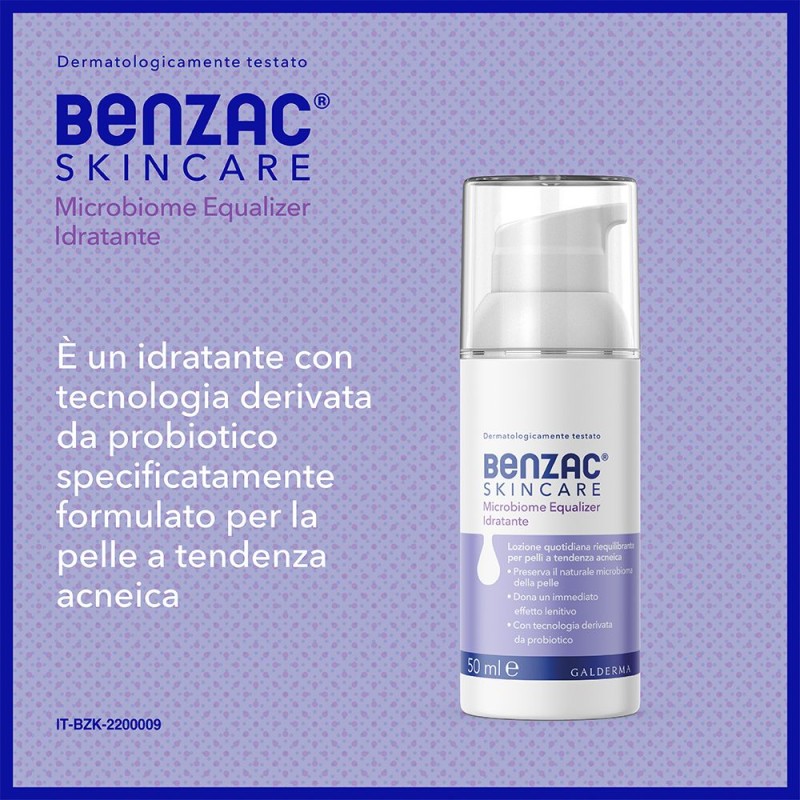 Visualizzazione chiara di Benzac Skincare Lozione Idratante Viso Pelle Acneica 50ml Visualizzazione chiara di Benzac Skincare Lozione Idratante Viso Pelle Acneica 50ml