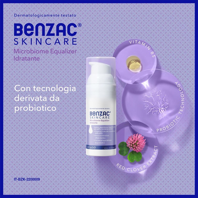 Scatola originale del prodotto Benzac Skincare Lozione Idratante Viso Pelle Acneica 50ml Scatola originale del prodotto Benzac Skincare Lozione Idratante Viso Pelle Acneica 50ml