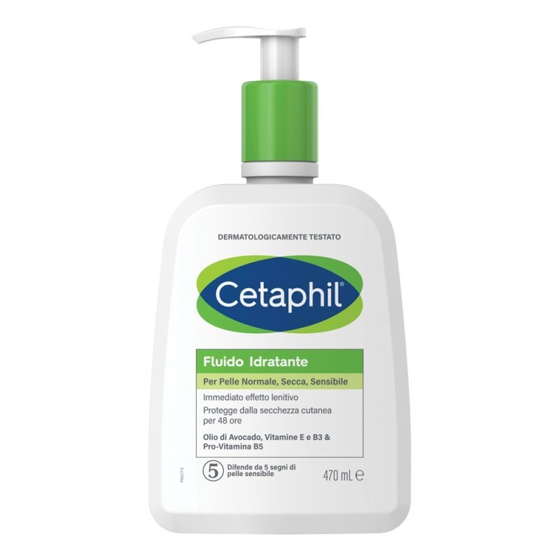 Primo piano di Cetaphil Fluido Idratante per Corpo 470ml Primo piano di Cetaphil Fluido Idratante per Corpo 470ml