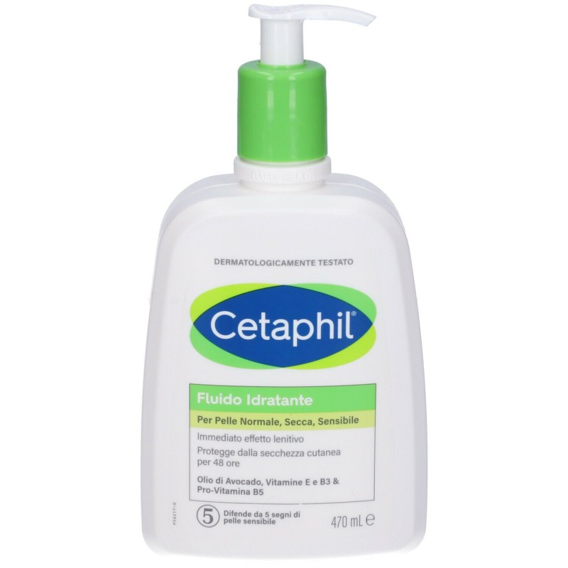 Vista del prodotto Cetaphil Fluido Idratante per Corpo 470ml Vista del prodotto Cetaphil Fluido Idratante per Corpo 470ml
