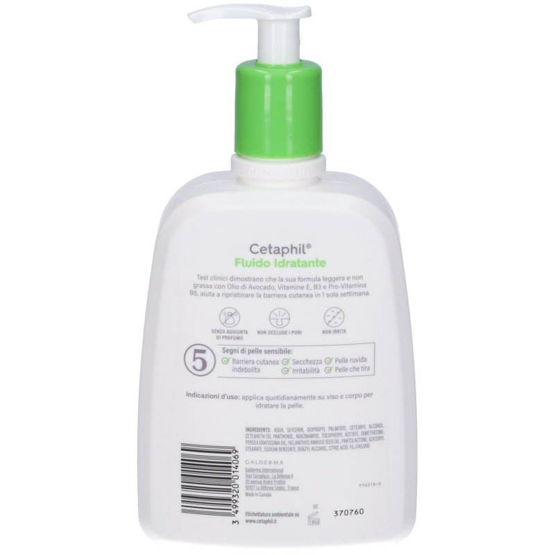 Confezione sigillata di Cetaphil Fluido Idratante per Corpo 470ml Confezione sigillata di Cetaphil Fluido Idratante per Corpo 470ml