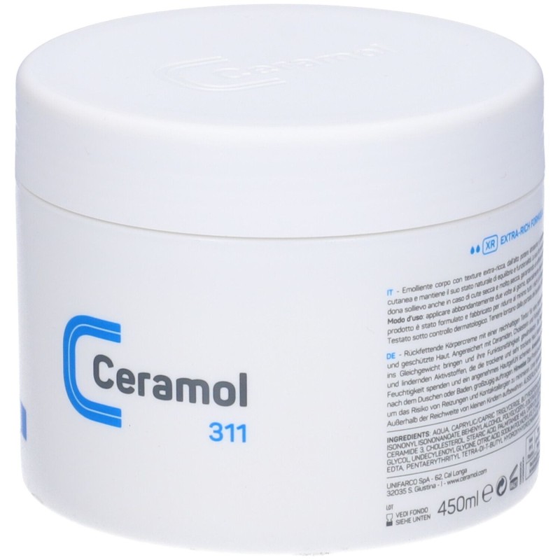 Foto ravvicinata di Ceramol Cremabase XR Crema Idratante per Pelle Secca Vasetto 450ml Foto ravvicinata di Ceramol Cremabase XR Crema Idratante per Pelle Secca Vasetto 450ml