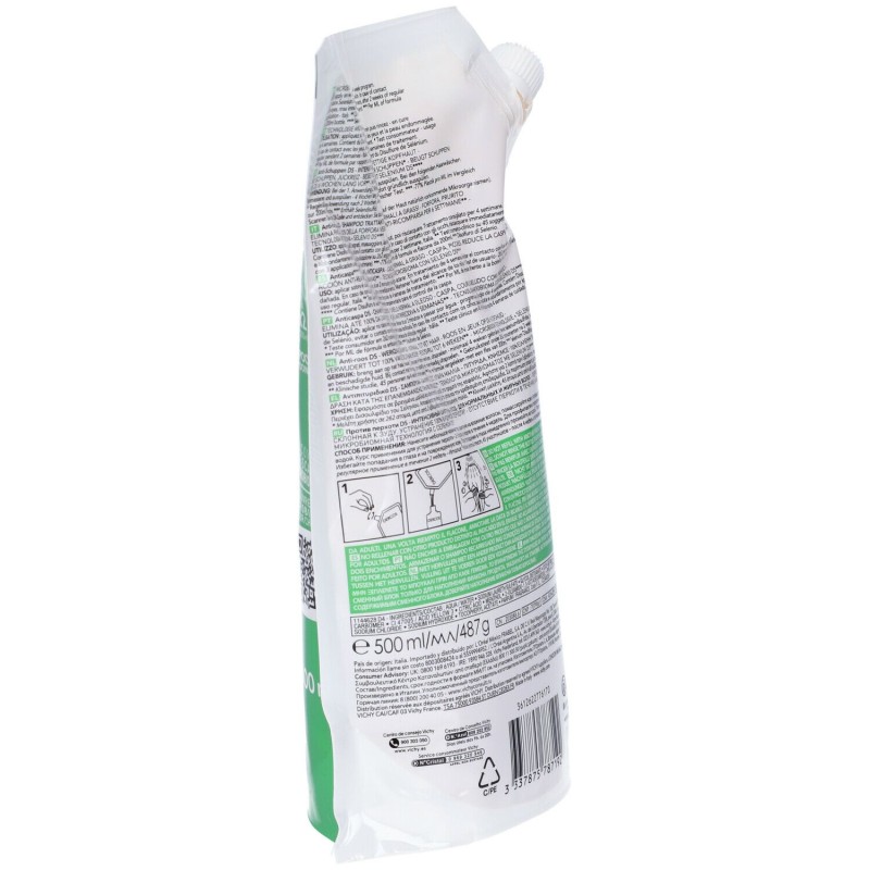 Immagine reale di Vichy Dercos Shampoo Antiforfora Eco Ricarica 500ml Immagine reale di Vichy Dercos Shampoo Antiforfora Eco Ricarica 500ml