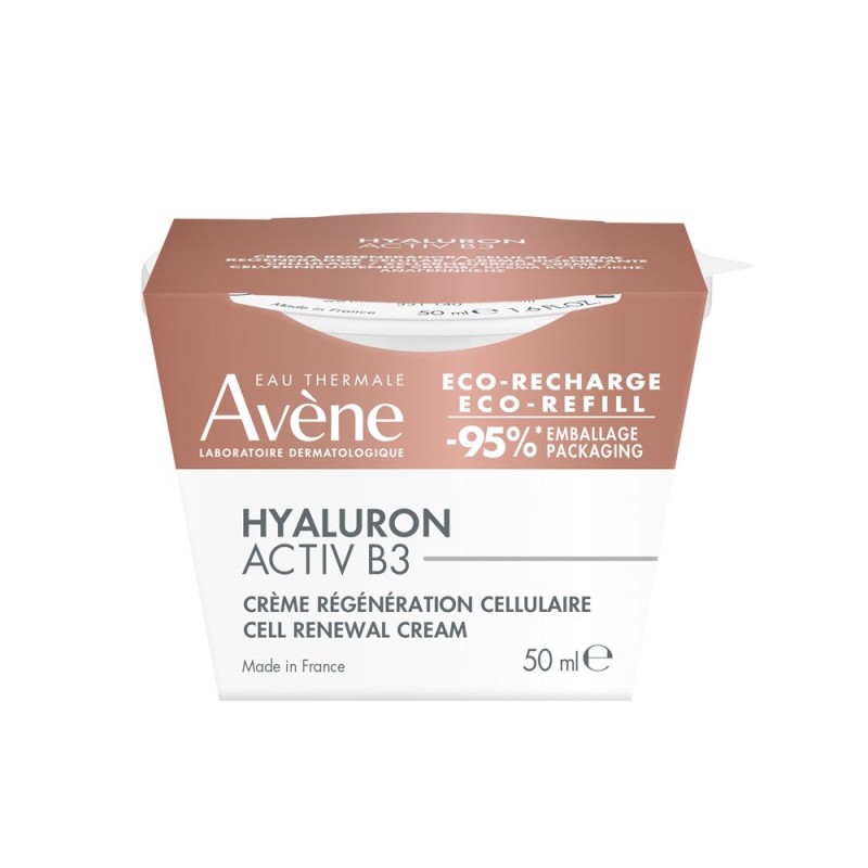 Packaging del prodotto Avene Hyaluron Activ B3 Ricarica Crema Rigenerante Antirughe 50ml