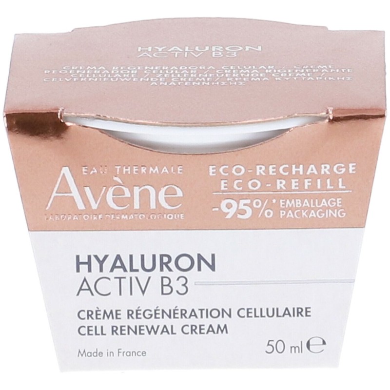 Confezione sigillata di Avene Hyaluron Activ B3 Ricarica Crema Rigenerante Antirughe 50ml