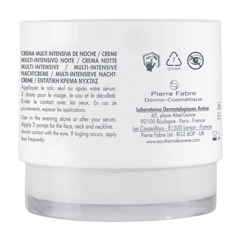 Visualizzazione chiara di Avene Hyaluron Activ B3 Crema Notte Intensiva Antirughe 40ml