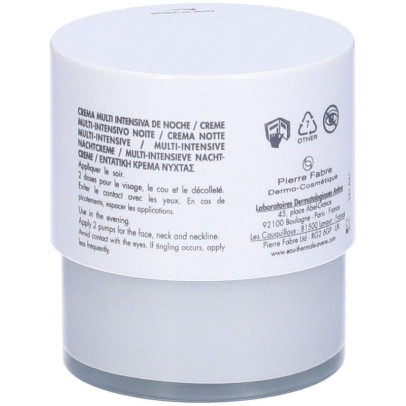 Confezione commerciale diAvene Hyaluron Activ B3 Crema Notte Intensiva Antirughe 40ml