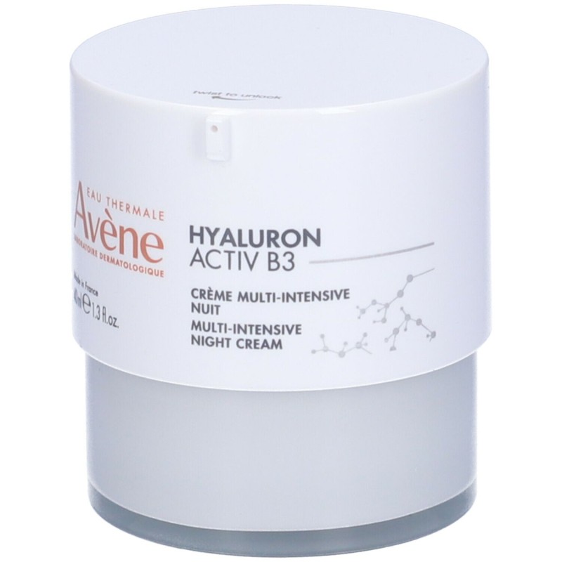 Immagine reale di Avene Hyaluron Activ B3 Crema Notte Intensiva Antirughe 40ml