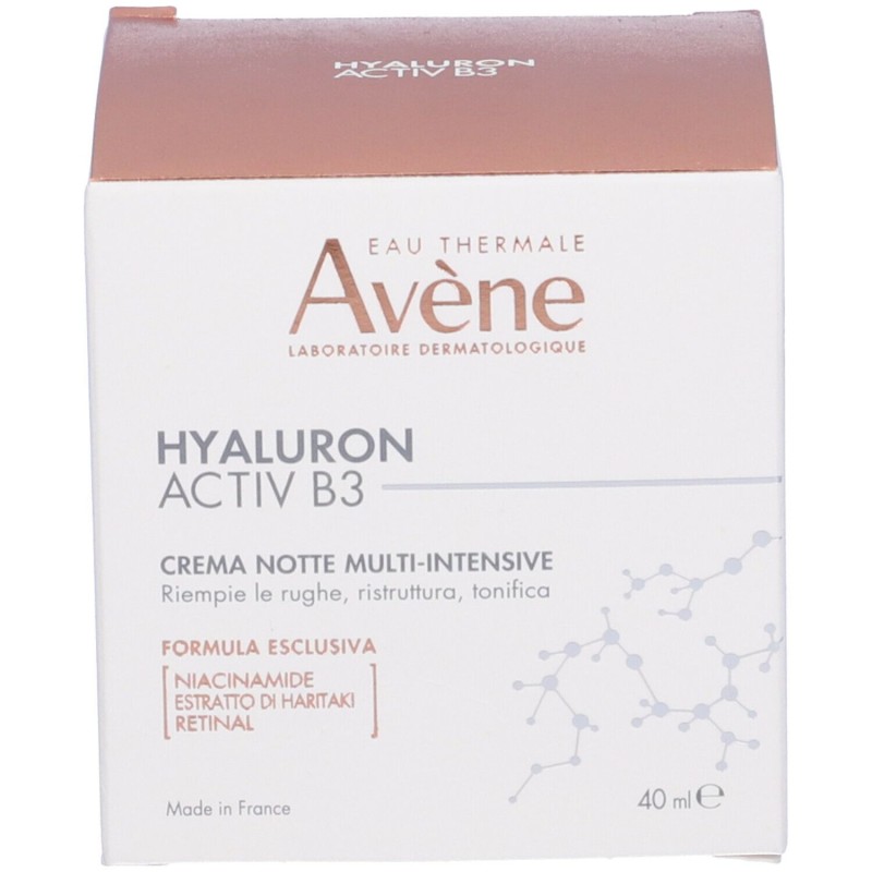Vista del prodotto Avene Hyaluron Activ B3 Crema Notte Intensiva Antirughe 40ml