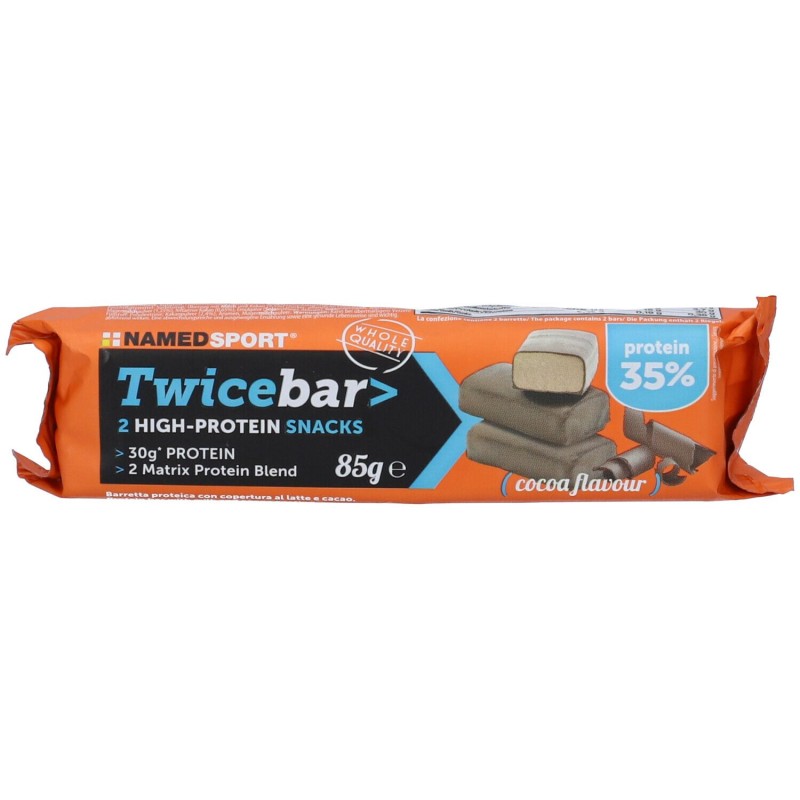 Pack ufficiale del prodotto Twicebar Chocolate Barretta Proteica 85 g Pack ufficiale del prodotto Twicebar Chocolate Barretta Proteica 85 g