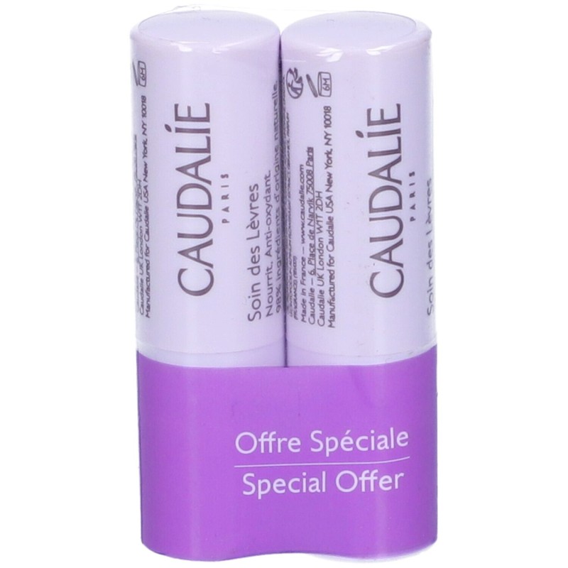 Foto illustrativa del packaging di Caudalie Vinotherapist Trattamento Labbra Stick 2x4,5g Foto illustrativa del packaging di Caudalie Vinotherapist Trattamento Labbra Stick 2x4,5g