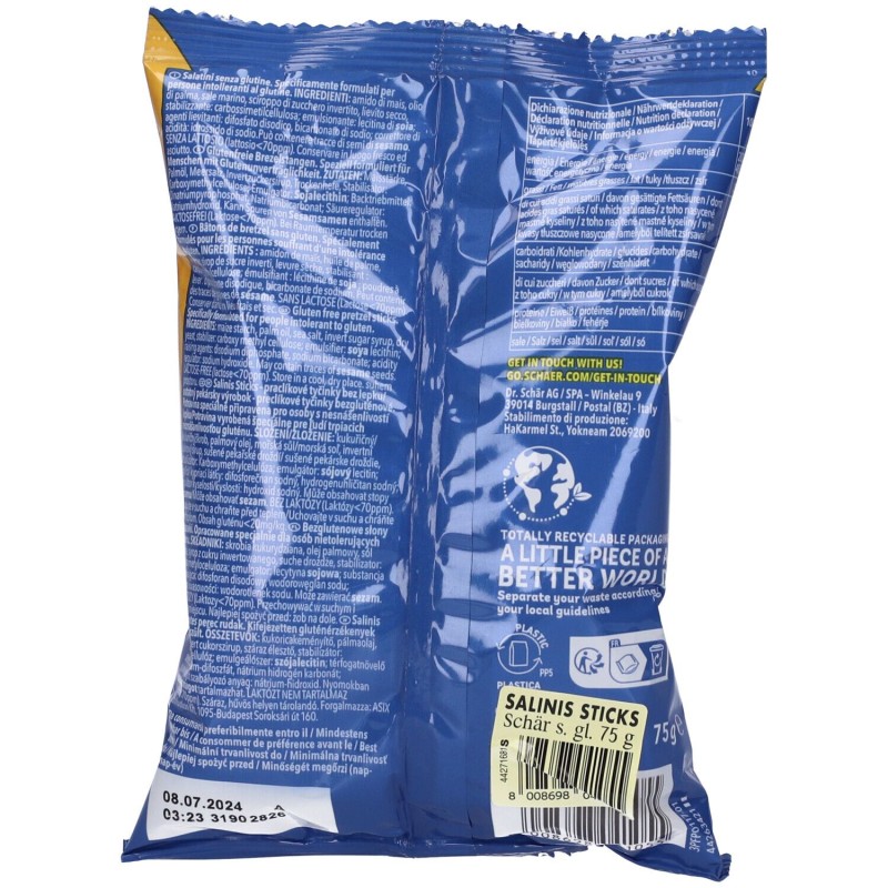 Aspetto del prodotto SCHAR SALINIS STICK 75 G Aspetto del prodotto SCHAR SALINIS STICK 75 G