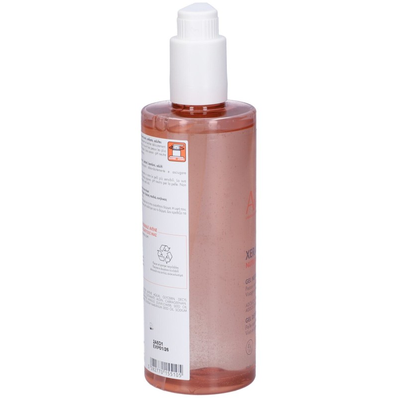 Visualizzazione chiara di Avene Xeracalm Nutrition Gel Detergente Nutriente Pelle Secca 500ml Visualizzazione chiara di Avene Xeracalm Nutrition Gel Detergente Nutriente Pelle Secca 500ml
