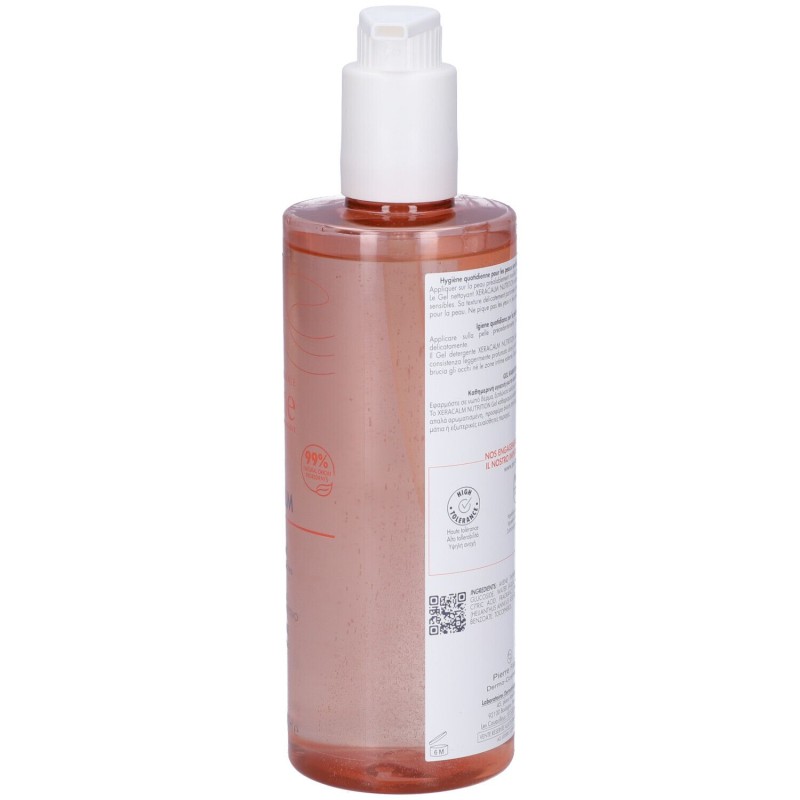 Confezione commerciale diAvene Xeracalm Nutrition Gel Detergente Nutriente Pelle Secca 500ml Confezione commerciale diAvene Xeracalm Nutrition Gel Detergente Nutriente Pelle Secca 500ml