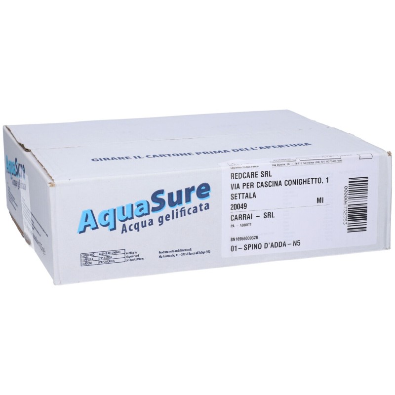 Presentazione grafica di Aquasure Acqua Gelificata The alla Pesca 24x125g