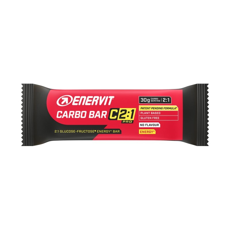 Primo piano di Enervit Carbo Bar Barretta Energetica Sportivi Senza Gusto 50g Primo piano di Enervit Carbo Bar Barretta Energetica Sportivi Senza Gusto 50g