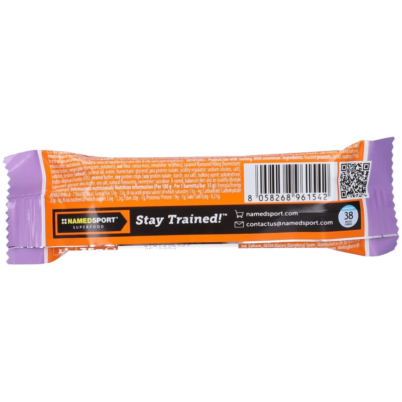 Immagine reale di Ketotime Bar Roasted Peanut per Dieta Chetogenica 35 g