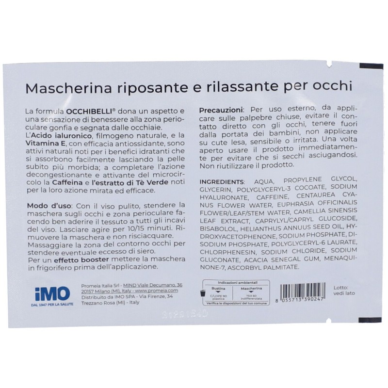 Pack ufficiale del prodotto Vaillant Occhibelli Mascherina per Protezione Occhi Busta Singola Pack ufficiale del prodotto Vaillant Occhibelli Mascherina per Protezione Occhi Busta Singola