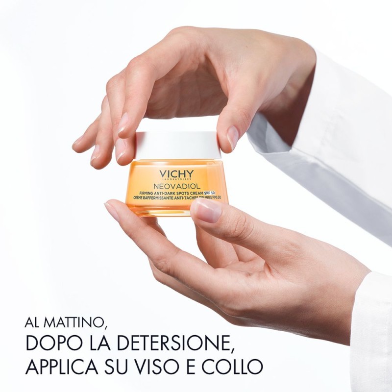 Presentazione grafica di Vichy Neovadiol Crema Rassodante Anti Macchie con Protezione SPF50 50ml Presentazione grafica di Vichy Neovadiol Crema Rassodante Anti Macchie con Protezione SPF50 50ml