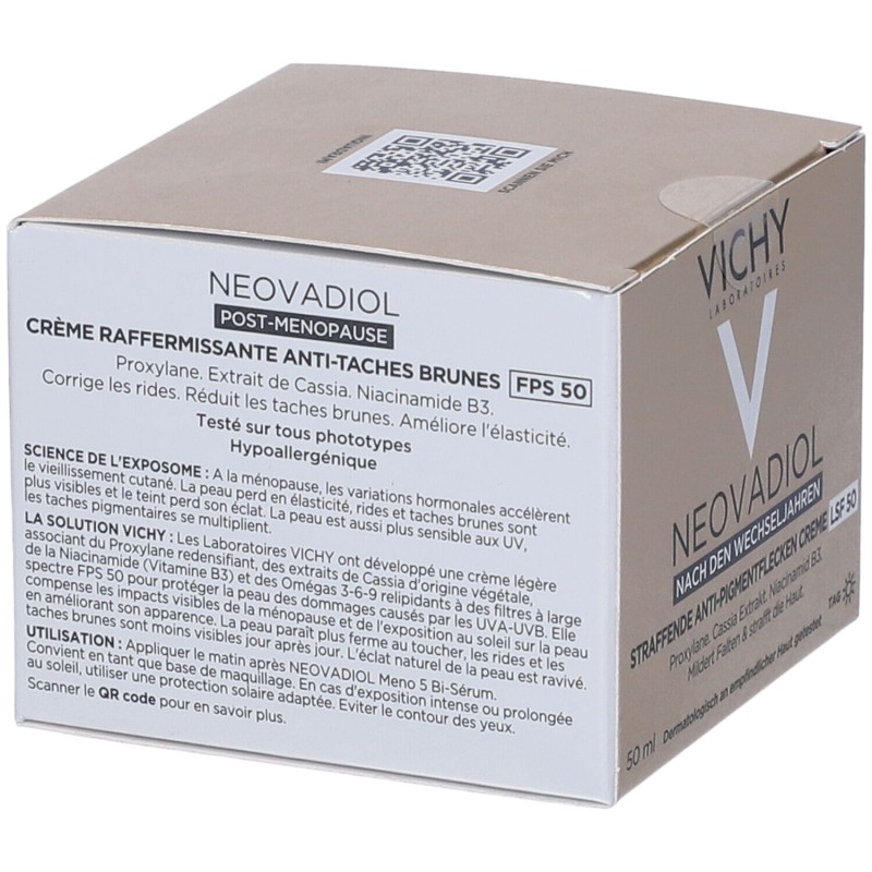 Scatola integra del prodotto Vichy Neovadiol Crema Rassodante Anti Macchie con Protezione SPF50 50ml Scatola integra del prodotto Vichy Neovadiol Crema Rassodante Anti Macchie con Protezione SPF50 50ml
