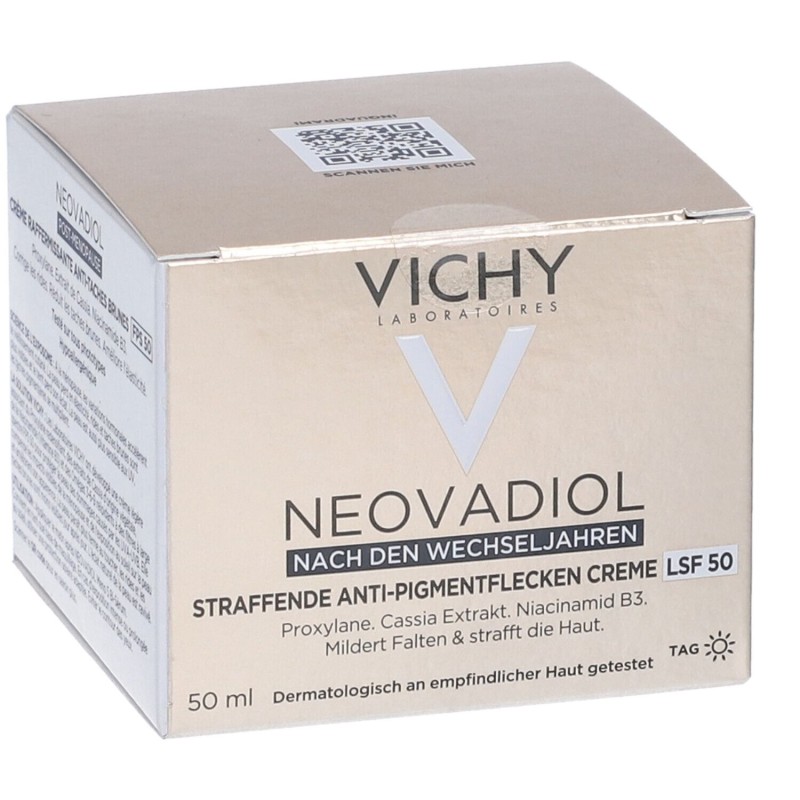Scatola originale del prodotto Vichy Neovadiol Crema Rassodante Anti Macchie con Protezione SPF50 50ml Scatola originale del prodotto Vichy Neovadiol Crema Rassodante Anti Macchie con Protezione SPF50 50ml