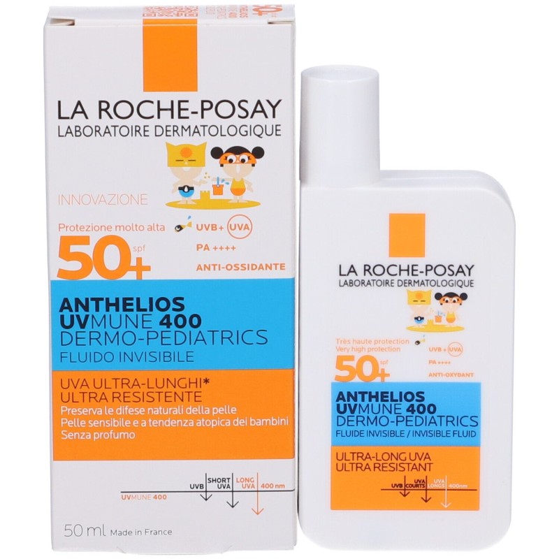 Vista del prodotto La Roche Posay Fluido UV Mune Fluido Solare Bambino SPF50+ 50ml Vista del prodotto La Roche Posay Fluido UV Mune Fluido Solare Bambino SPF50+ 50ml