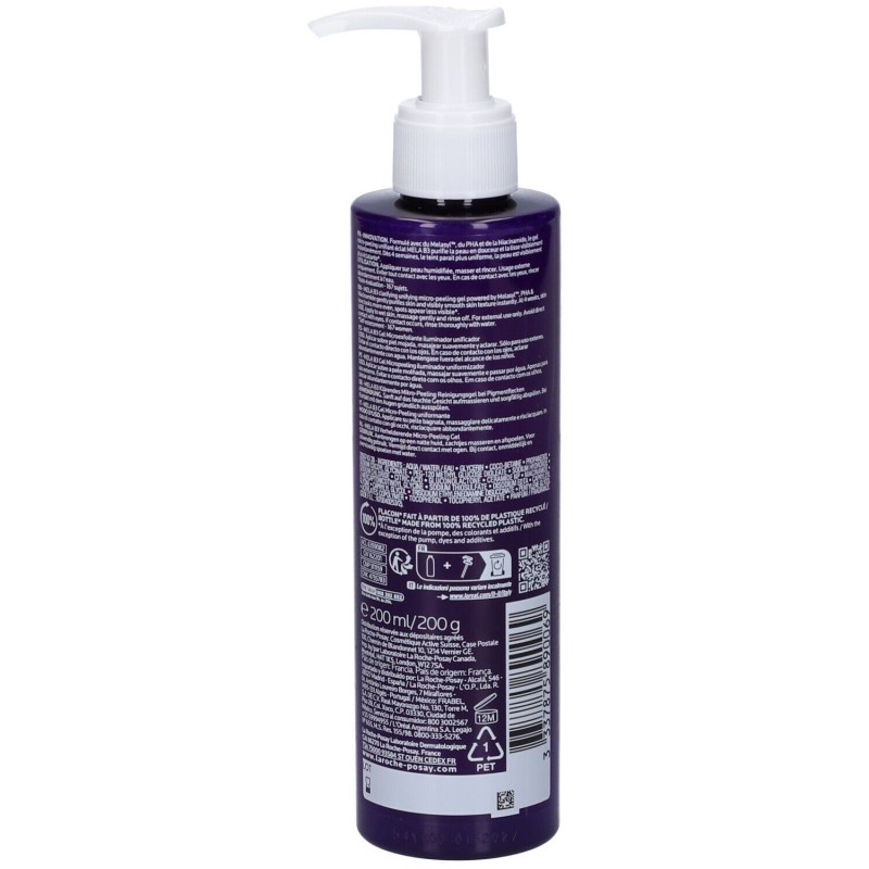 Packaging del prodotto La Roche Posay Mela B3 Gel Detergente Viso Antimacchie 200ml Packaging del prodotto La Roche Posay Mela B3 Gel Detergente Viso Antimacchie 200ml