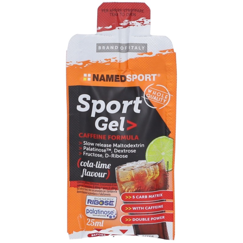 Scatola integra del prodotto Named Sport Gel Integratore Energetico Sportivi Gusto Cola Lime 25ml Scatola integra del prodotto Named Sport Gel Integratore Energetico Sportivi Gusto Cola Lime 25ml
