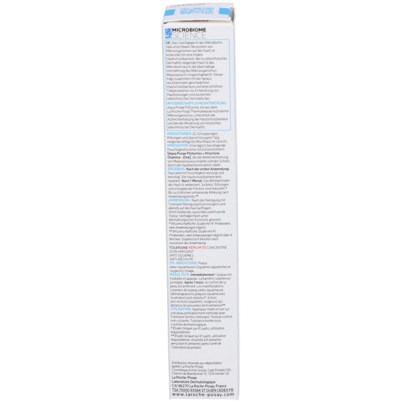 Packaging integro del prodotto La Roche Posay Toleriane Kerium DS Concentrato Viso per Pelle Seborroica 40 ml Packaging integro del prodotto La Roche Posay Toleriane Kerium DS Concentrato Viso per Pelle Seborroica 40 ml